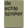 De echte spreker door V. Lo Cascio