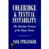 Coleridge C by Jack Stillinger