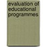 Evaluation of educational programmes
