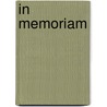 In Memoriam by Terence Foley