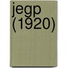 Jegp (1920) by University Of Illinois Graduate College