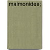 Maimonides; door David Yellin