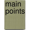 Main Points door Charles Reynolds Brown