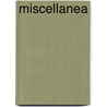 Miscellanea by J.M. Cox