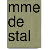 Mme de Stal door Albert Sorel