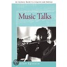 Music Talks by Epstein Helen Epstein