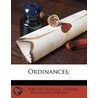 Ordinances; door A.C. 1840-1882 Burnell