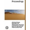 Proceedings door . Anonymous