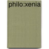 philo:xenia door Walter Benjamin