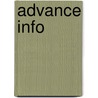 Advance Info by Eleanor Mayes