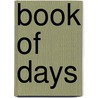 Book of Days door Lanford Wilson