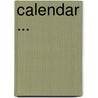 Calendar ... door College Royal Australia
