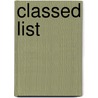 Classed List door Library Princeton Unive