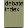 Debate Index door Carnegie Library of Pittsburgh
