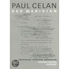 Der Meridian door Paul Celan