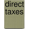 Direct Taxes door Mark Mcloughlin