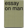 Essay On Man by Mark Pattison