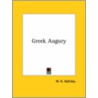 Greek Augury door W.R. Halliday