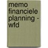 Memo Financiele Planning - WFD