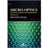 Micro-Optics door Herzig P. Herzig