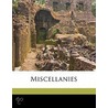 Miscellanies door William R. Williams