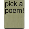 Pick a Poem! door Onbekend