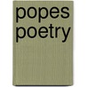 Popes Poetry door Wallace Jackson