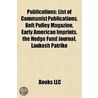 Publications by Not Available