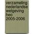 Verzameling Nederlandse Wetgeving HEO 2005-2006