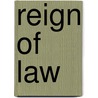 Reign of Law door James Lane Allen