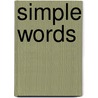 Simple Words by Donna Marie Gentry