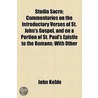 Studia Sacra door John Keble