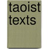 Taoist Texts by Frederic H. Balfour