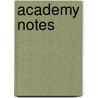 Academy Notes door Onbekend