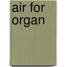 Air For Organ by Unknown