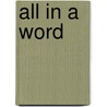 All in a Word door Vivian Cook