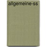 Allgemeine-ss door Mark C. Yerger