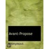 Avant-Propose
