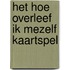 Het hoe overleef ik mezelf kaartspel