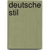 Deutsche Stil door Karl Ferdinand Becker