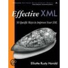 Effective Xml door Elliotte Rusty Harold