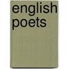 English Poets door Ben Jonson to Dryden