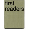 First Readers by Unknown