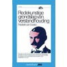 Redekunstige grondslag van verstandhouding door F. van Eeden