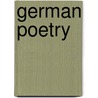 German Poetry by J.C. D. Huber