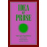 Idea Of Prose door Giorgio Agamben