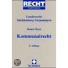 Kommunalrecht by Hubert Meyer