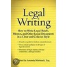 Legal Writing door David Thomson