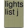 Lights List J by Unknown