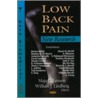 Low Back Pain door William J. Lindberg